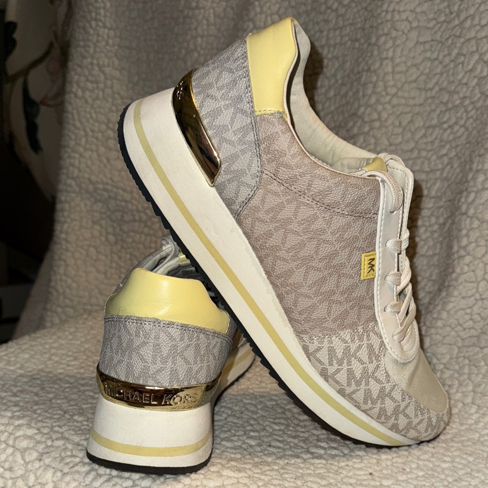 Michael Kors Women's Monique Platform Sneakers - Picture 4 of 6